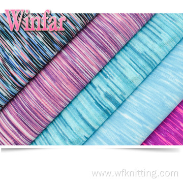 Polyester Dyed Micro Fiber Jersey Polyester Spandex Fabric